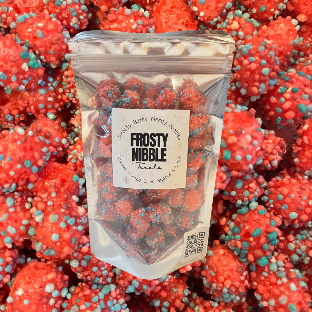 Freeze dried berry nerd clusters candy