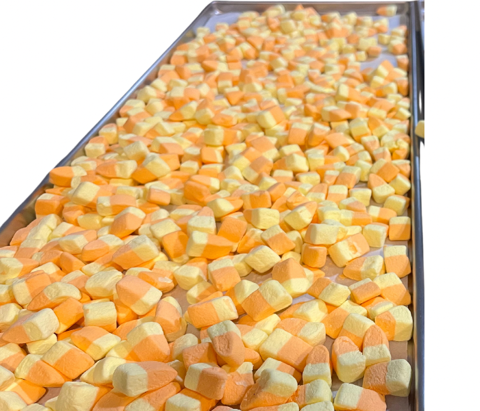 Frosty Candy Corn Mallows
